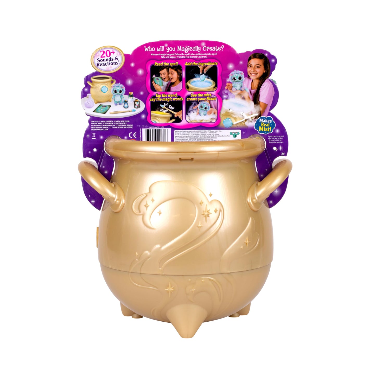 Magic Mixies Misting Cauldron with Plush Toy