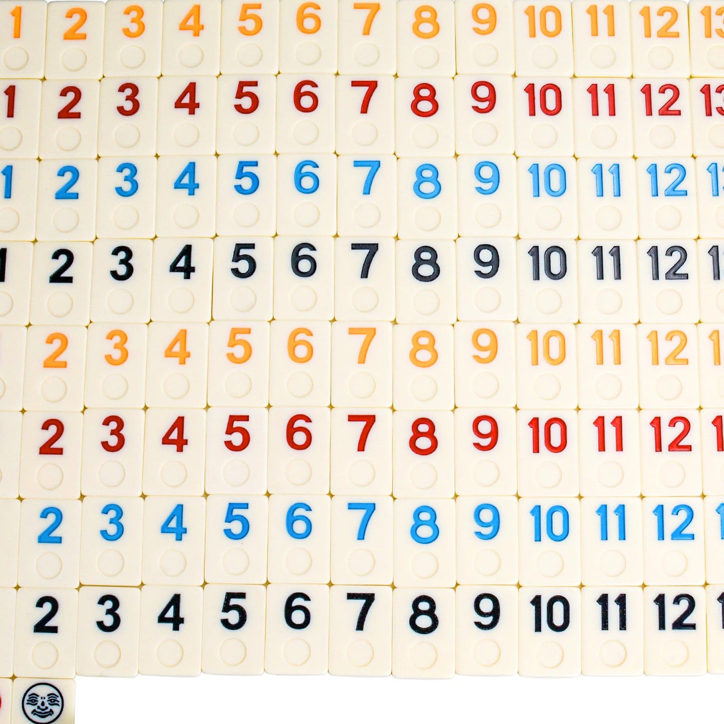 Rummy Cube Game Set with 106 Tiles