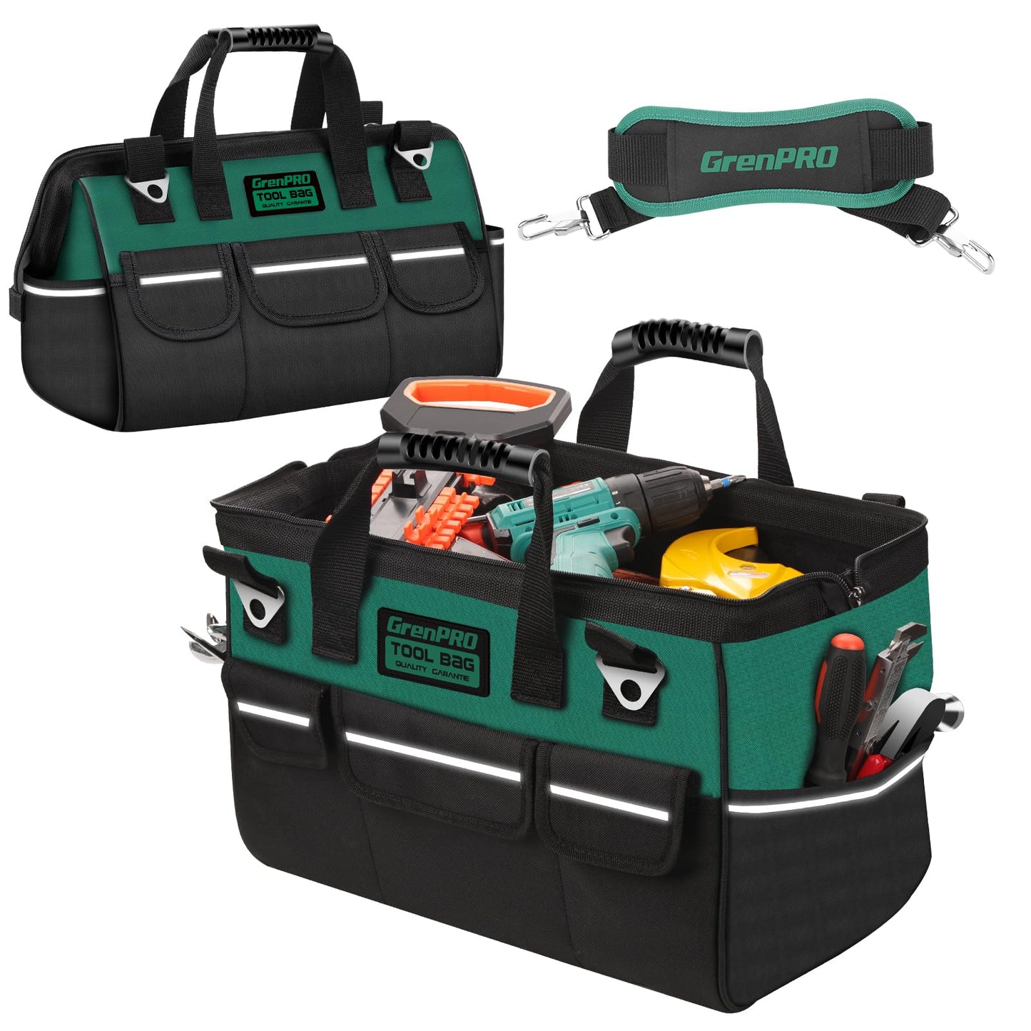 GRENPRO 14-Inch Heavy Duty Tool Bag Organizer