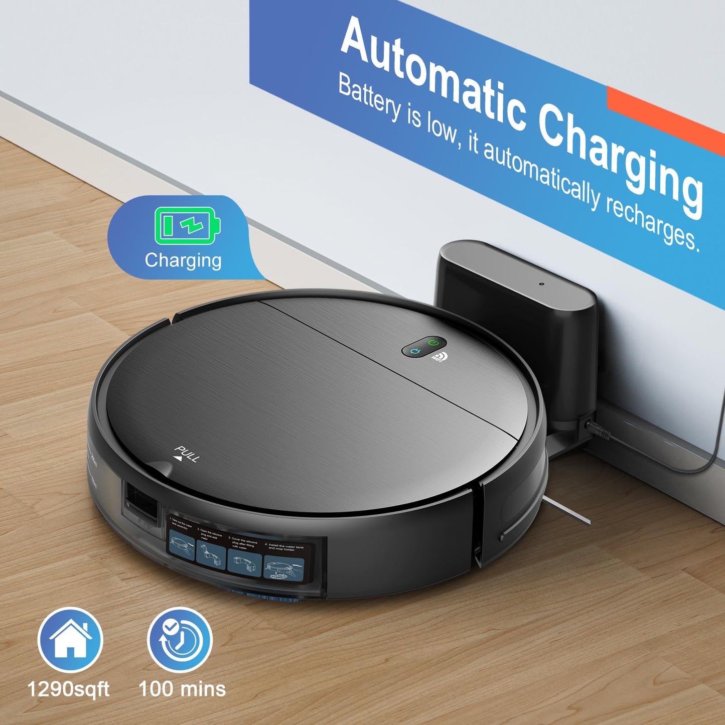 Robot Vacuum and Mop by MAMNV - 2 in 1