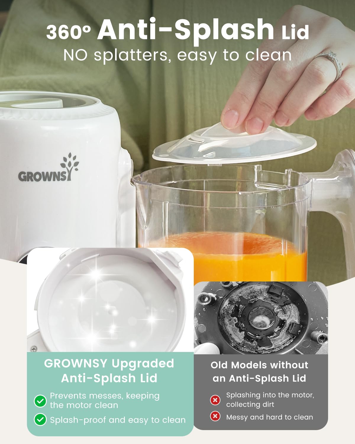 Baby Food Maker with Steam Basket by GROWNSY