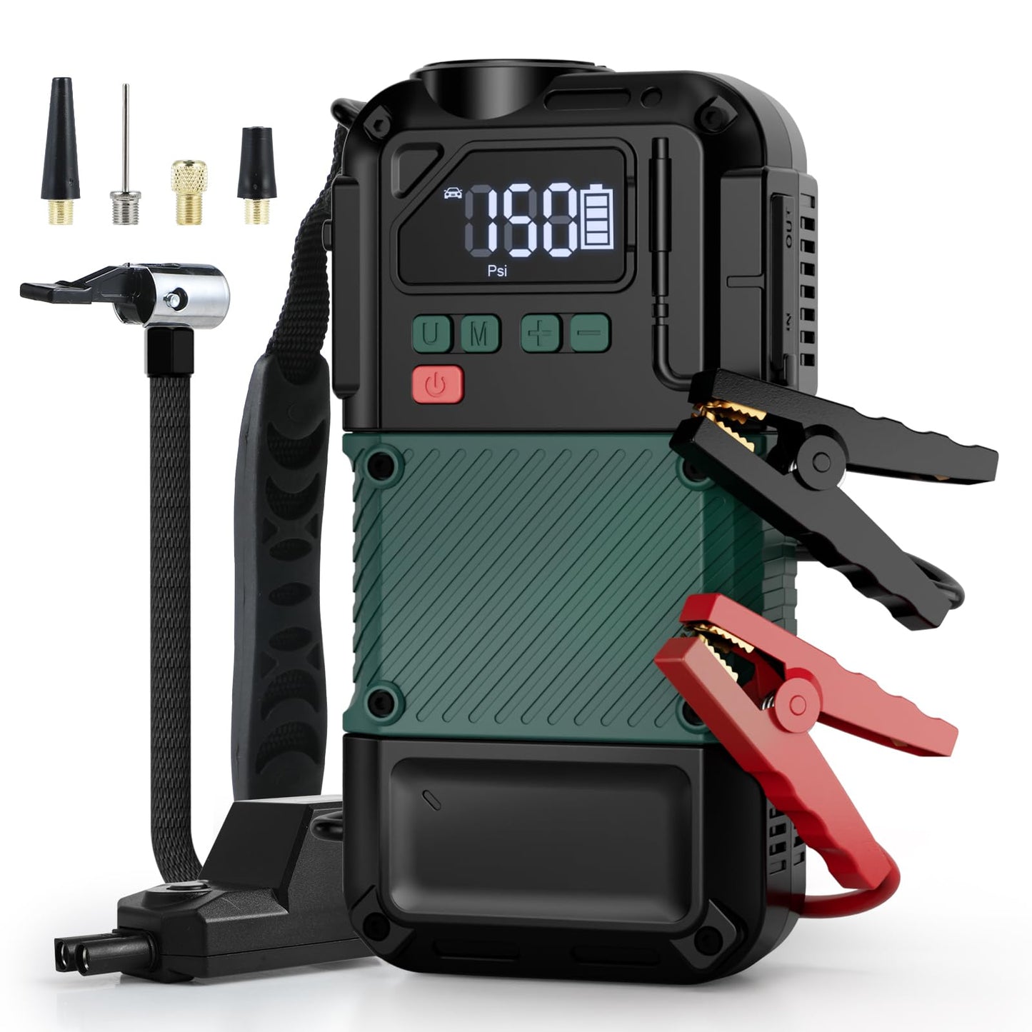 Portable Car Jump Starter and Air Compressor