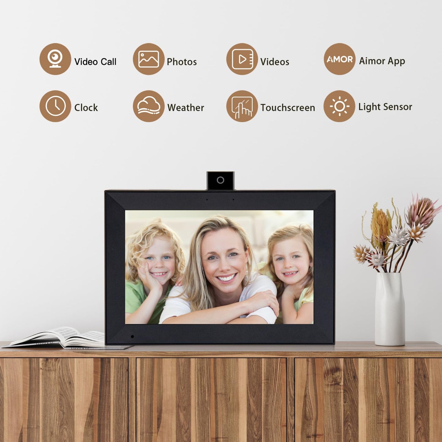 10.1" WiFi Digital Photo Frame with Video Call And Touch Screen