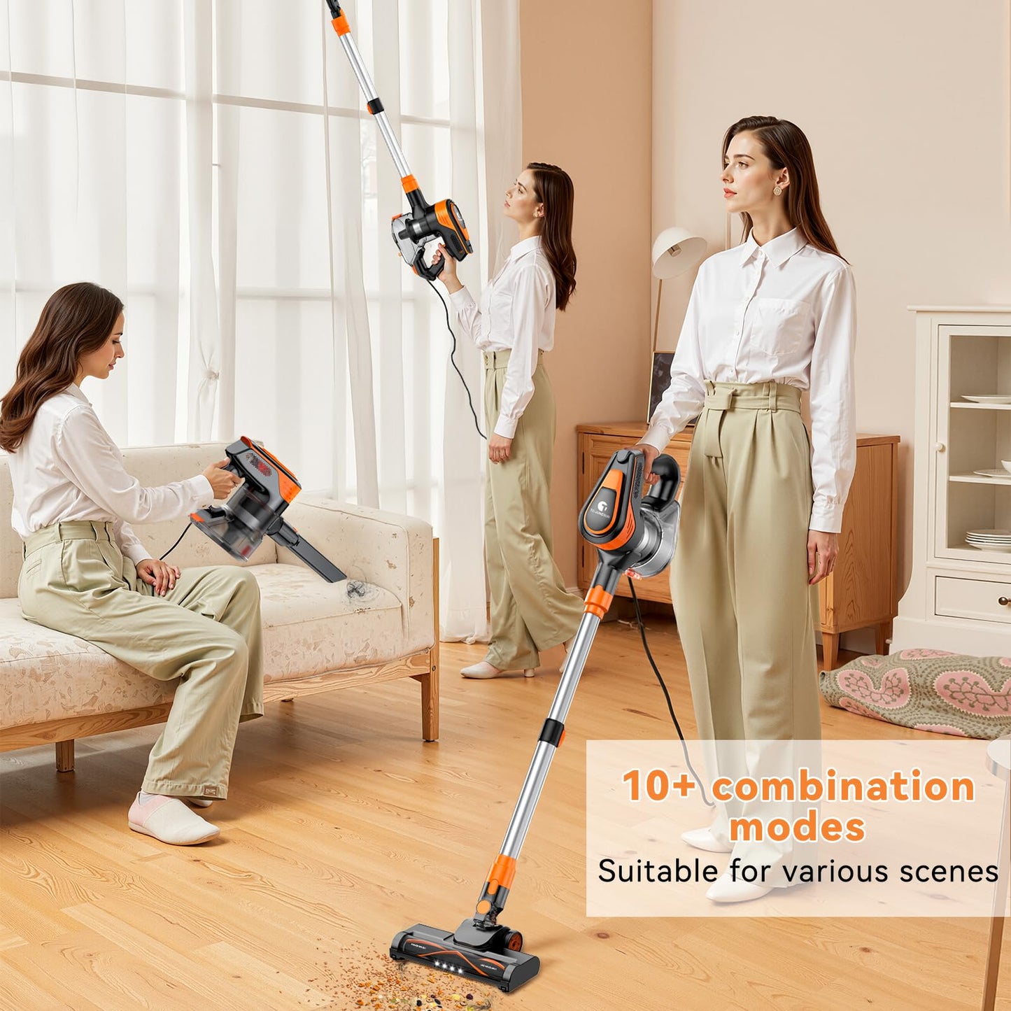 550W Stick Vacuum Cleaner for Home & Pets