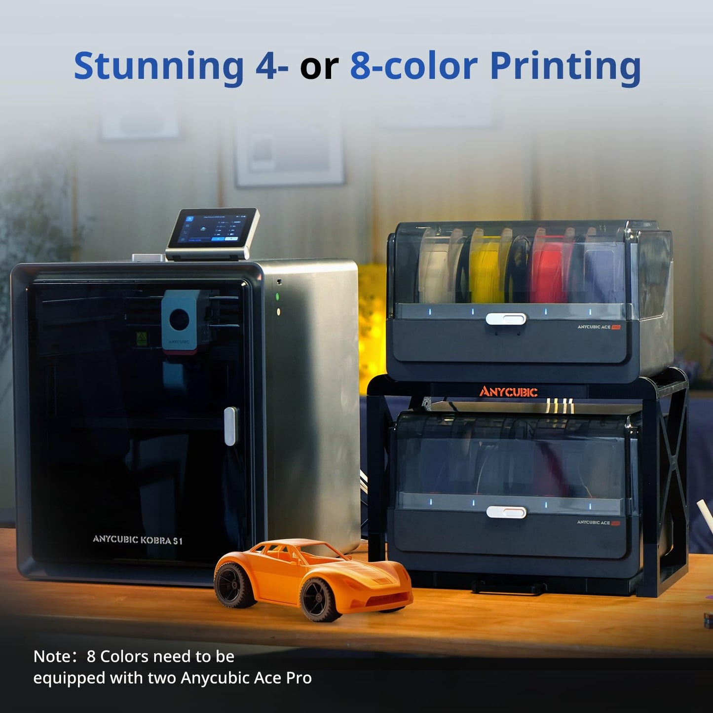 Anycubic Kobra S1 3D Printer with High Speed