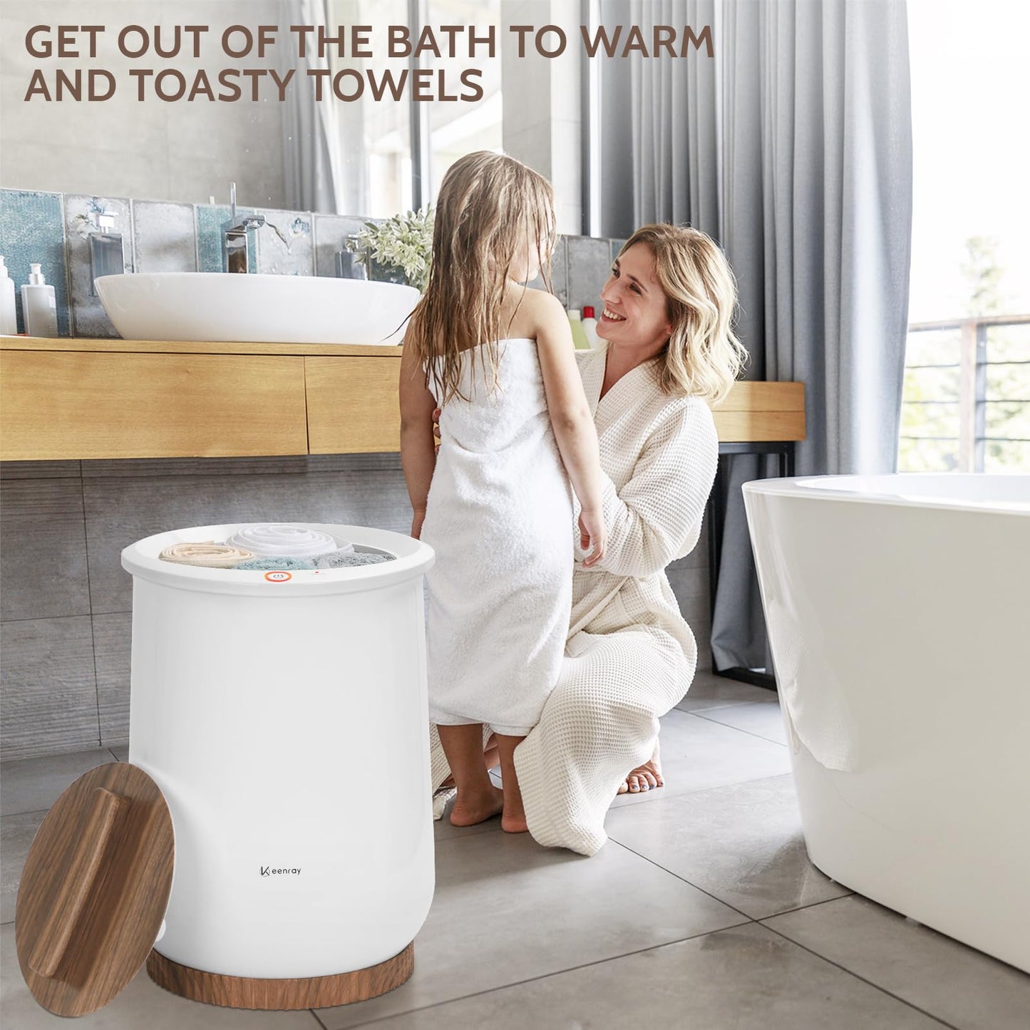 Keenray Luxury Towel Warmer for Oversized Towels