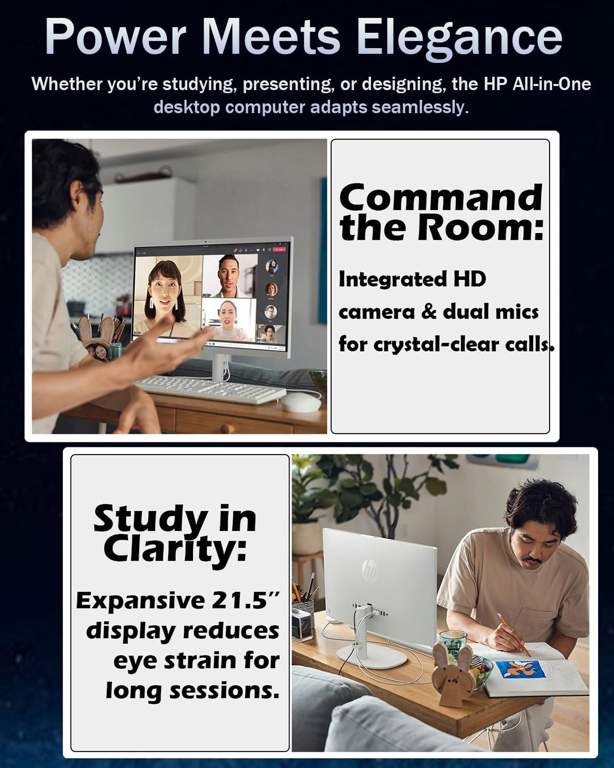 HP 2025 All-in-One Desktop Computer with 32GB RAM