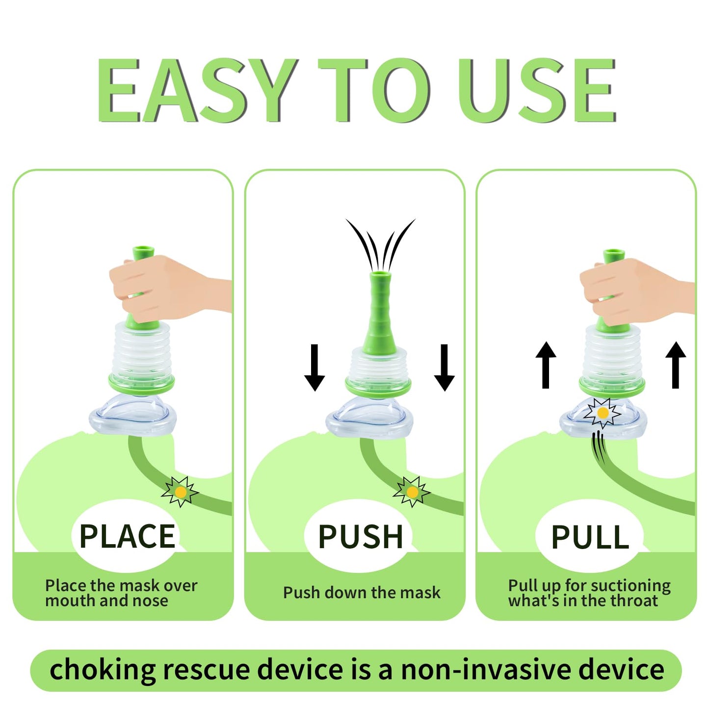 Emergency Airway Suction Device for Kids & Adults