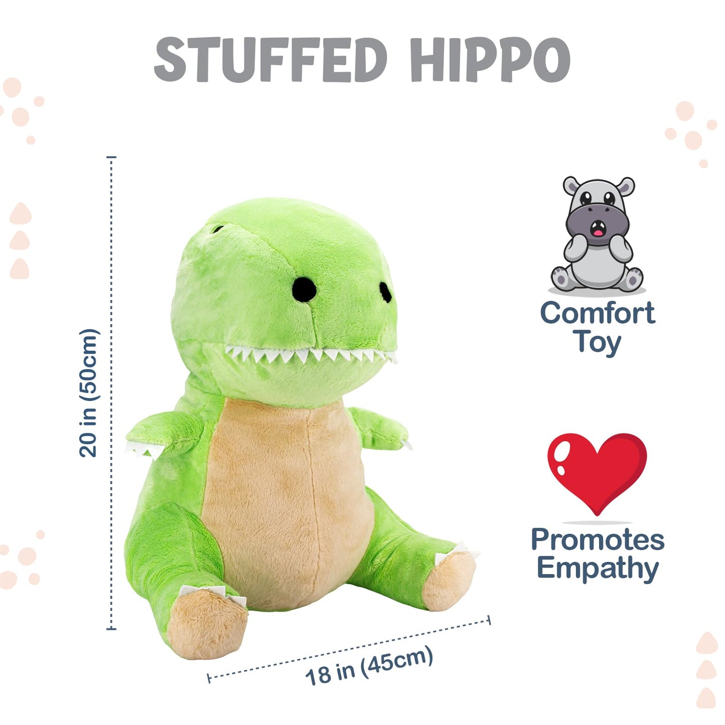 MARYSUN Large Plush Dinosaur Toy for Kids
