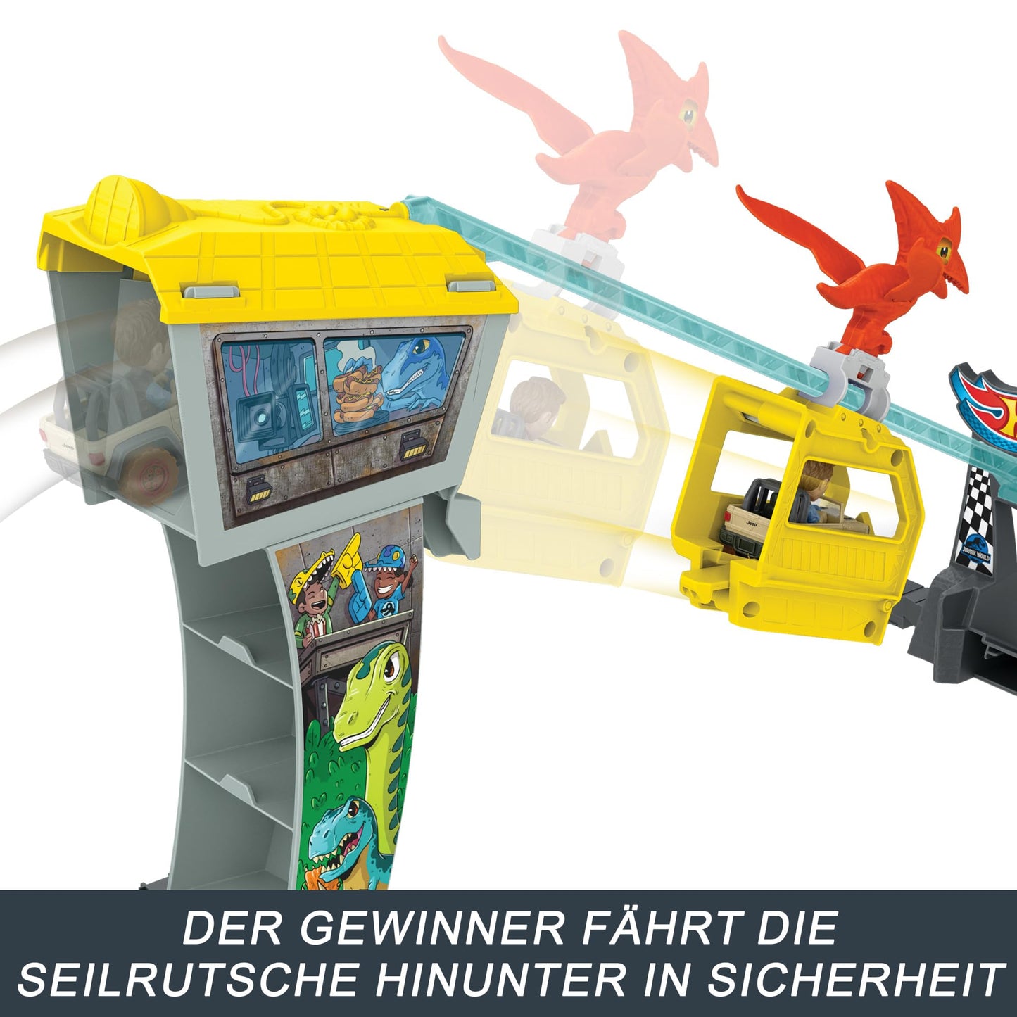 Hot Wheels Jurassic World Raptor Rush Track Set