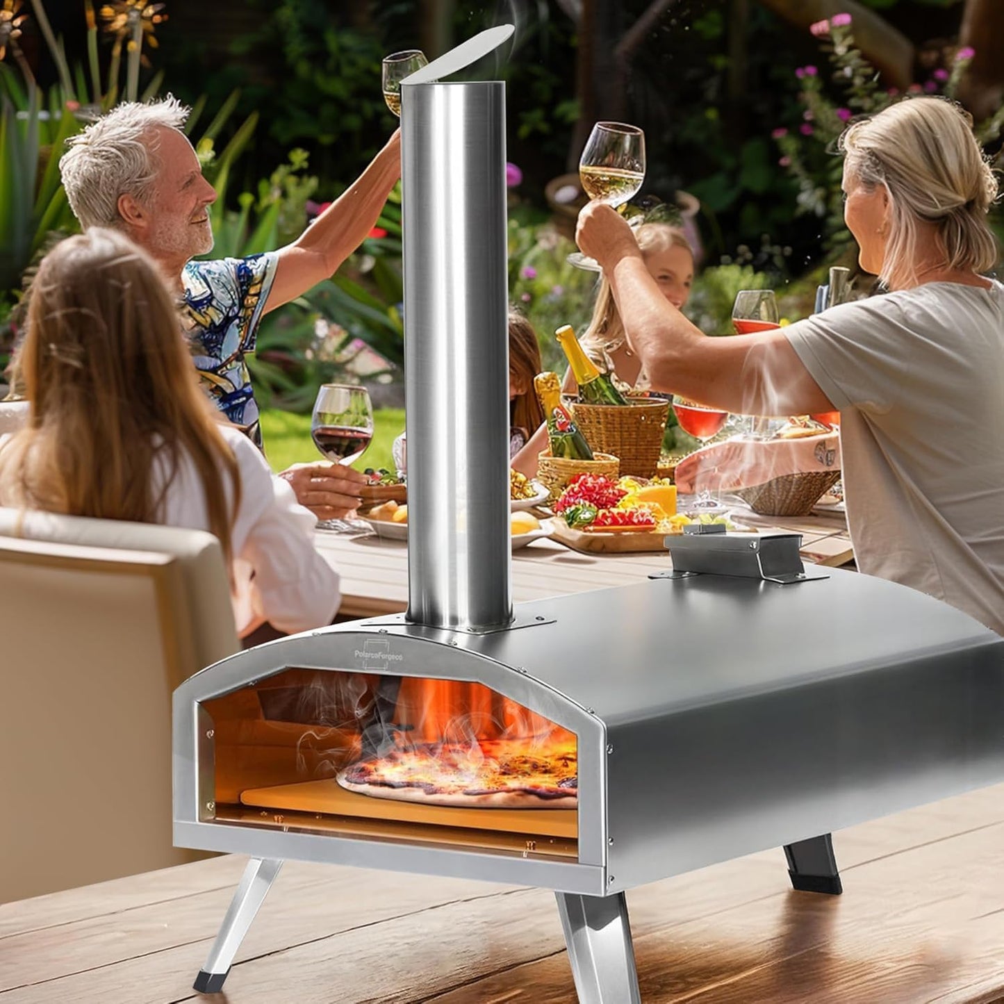 12-Inch Portable Wood Pellet Pizza Oven