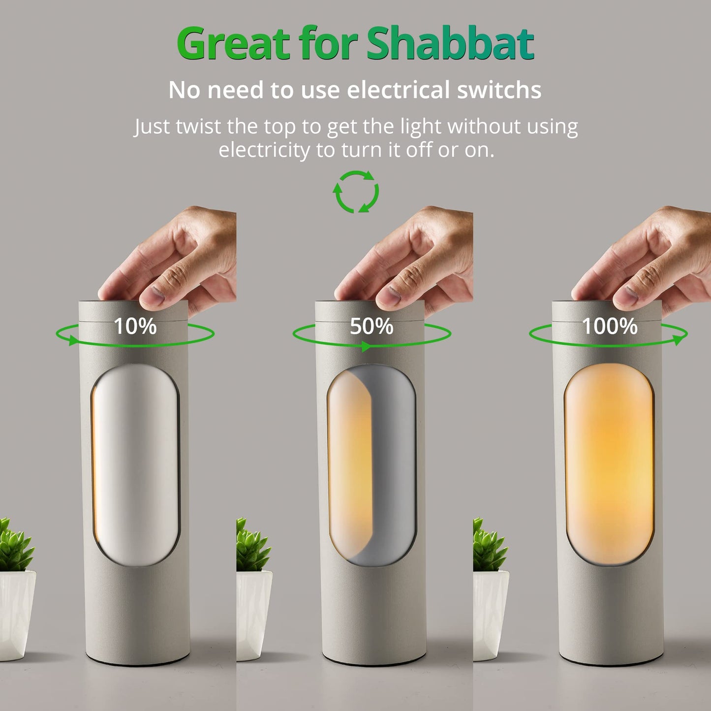 LEDIARY Shabbos Reading Lamp with T10 Bulb