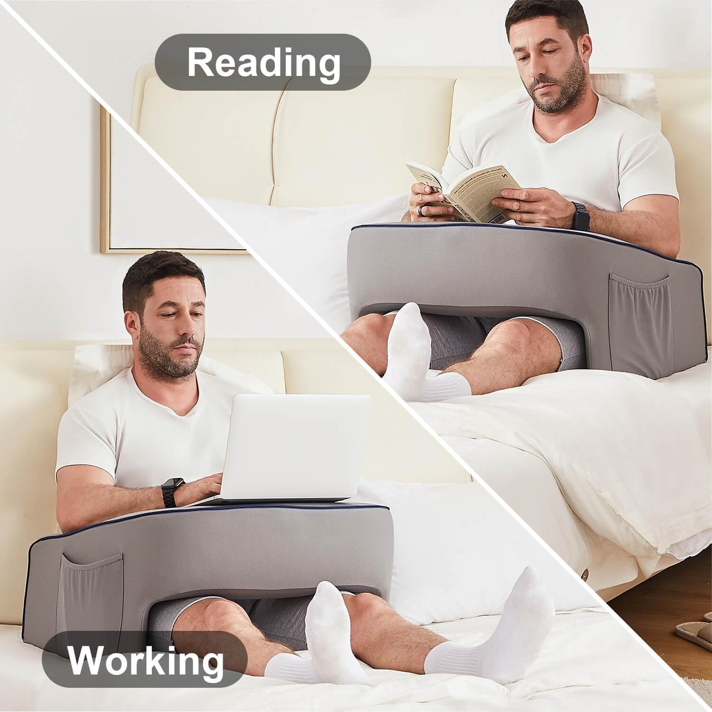 Extra Large Memory Foam Lap Desk Pillow