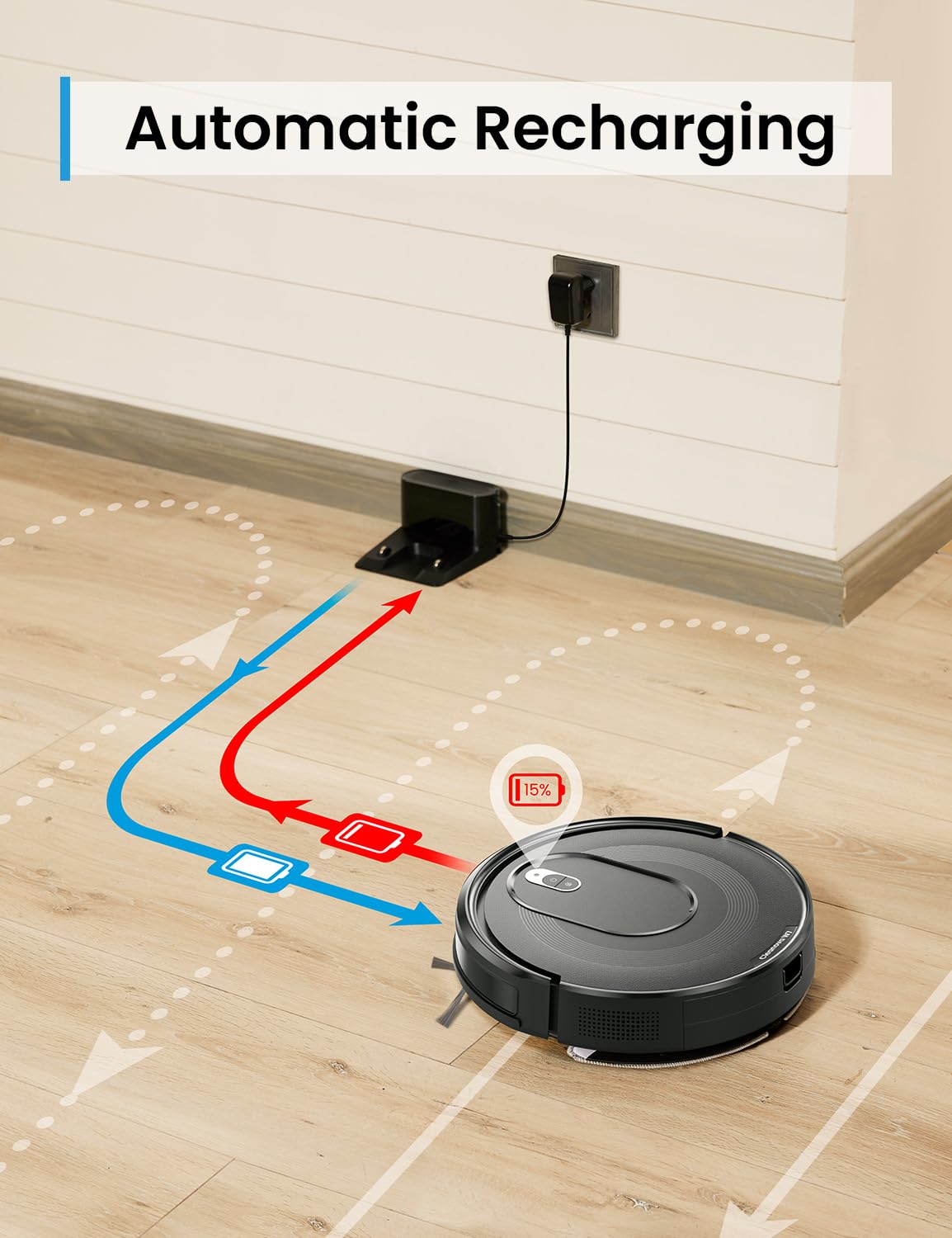 2 in 1 Robot Vacuum and Mop Combo