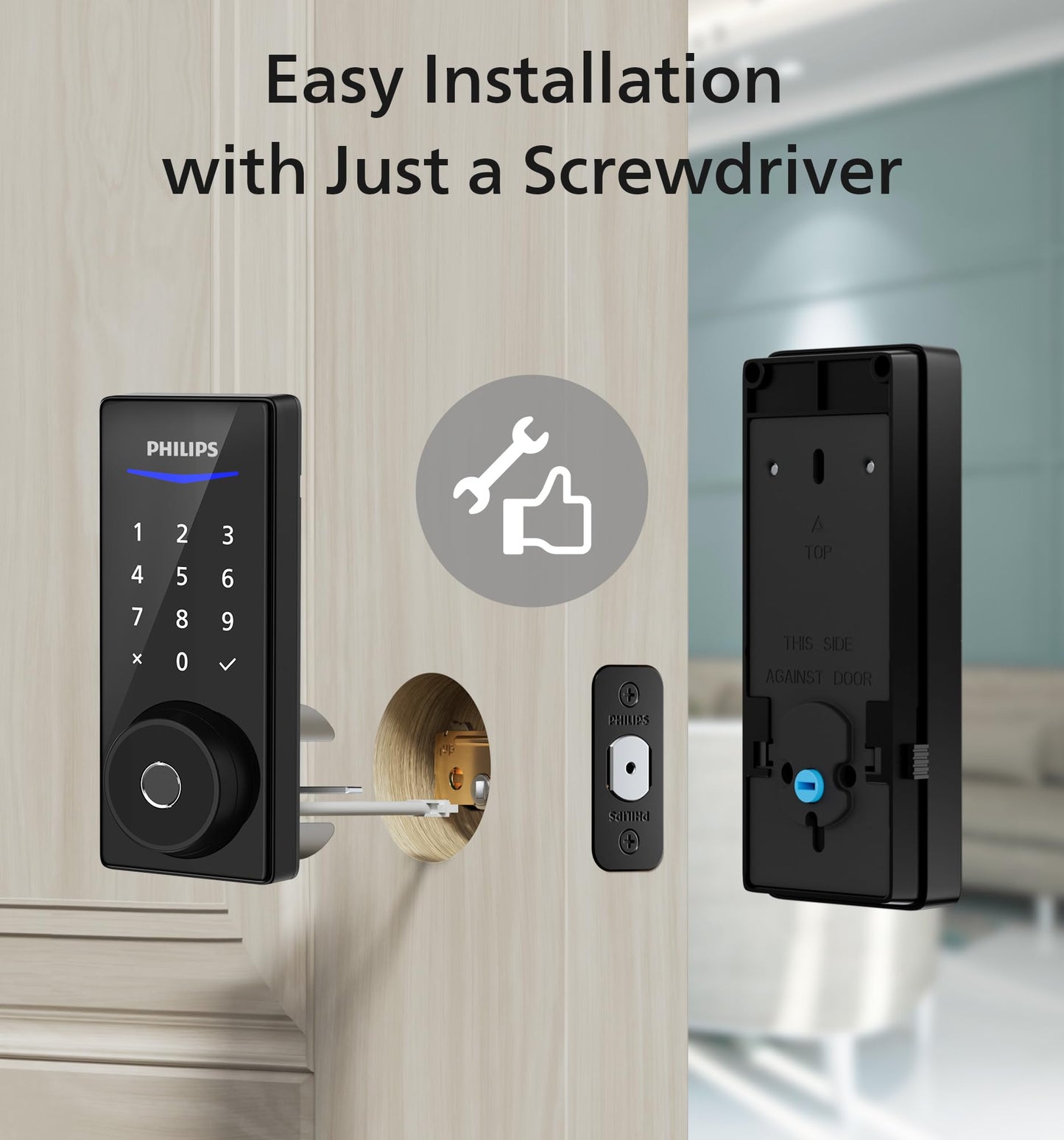 Philips Smart Fingerprint Door Lock with App Control