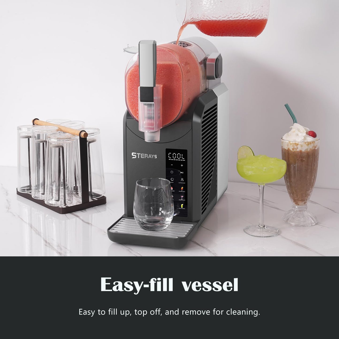 Slushie Machine with 6 Preset Programs