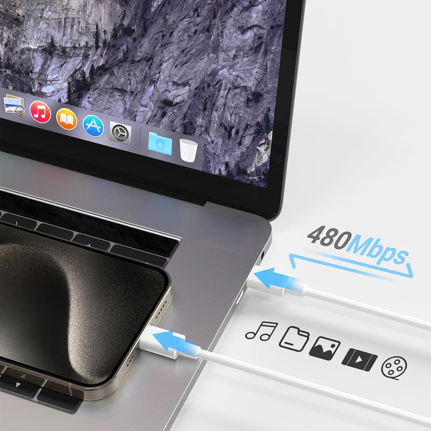 Fast Charging USB C Charger 3-Pack with Cable