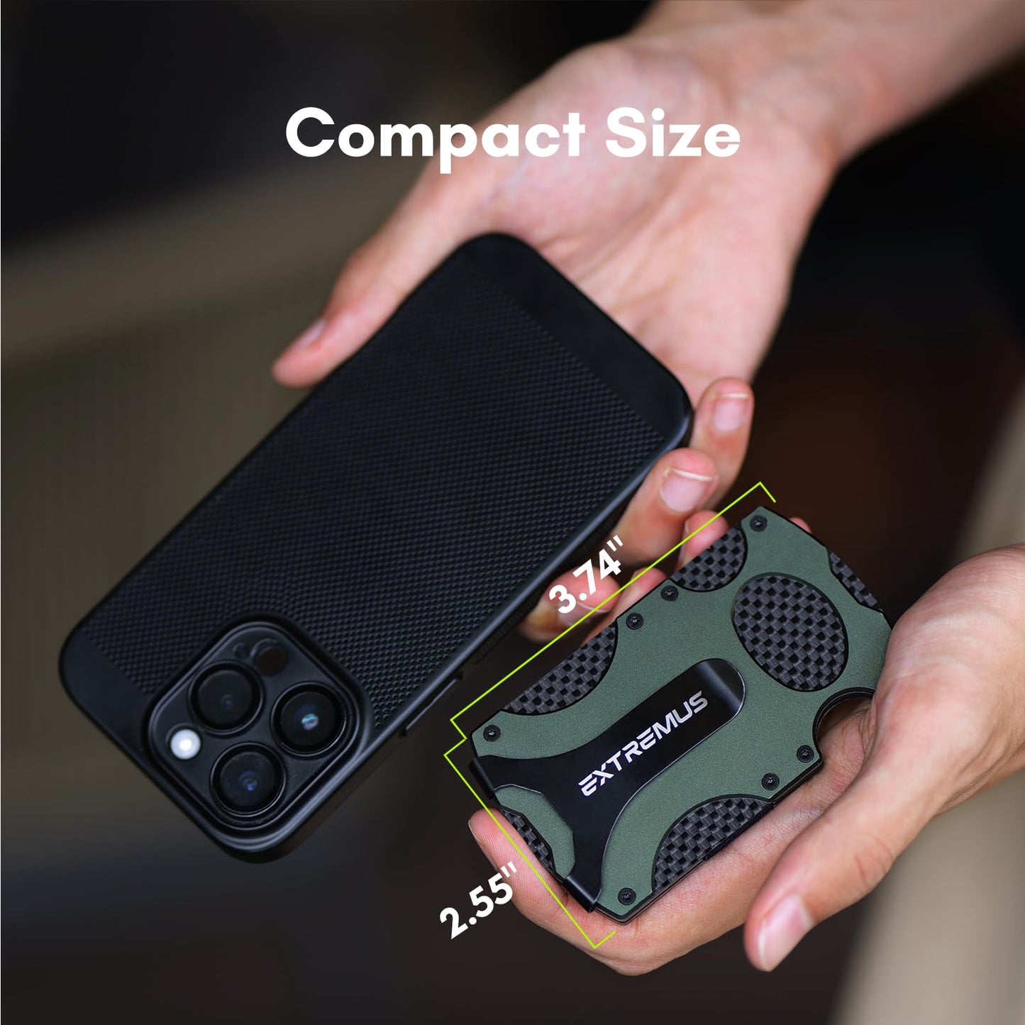 Extremus Slim RFID Blocking Wallet with Money Clip