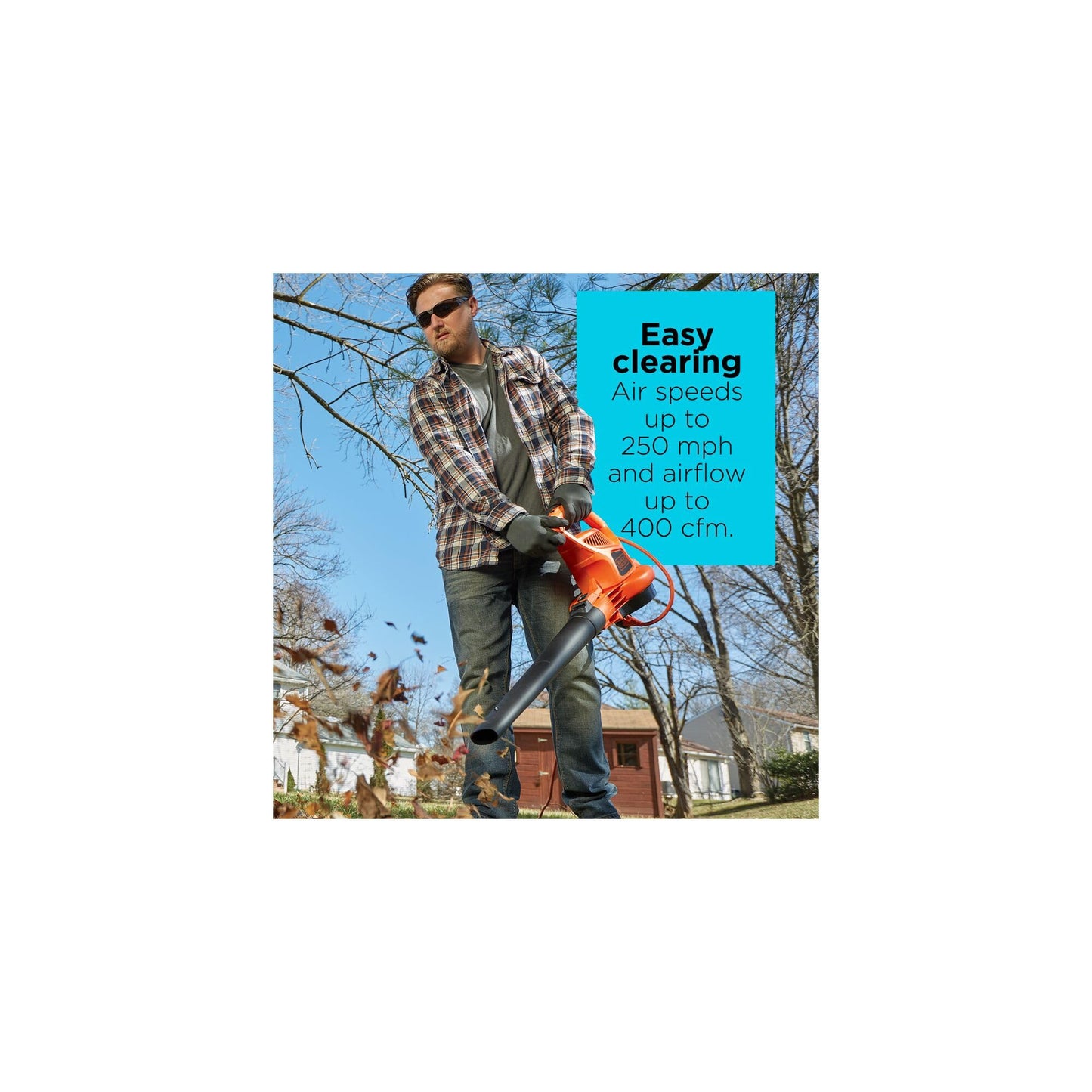 BLACK+DECKER 3-in-1 Leaf Blower Vacuum Mulcher
