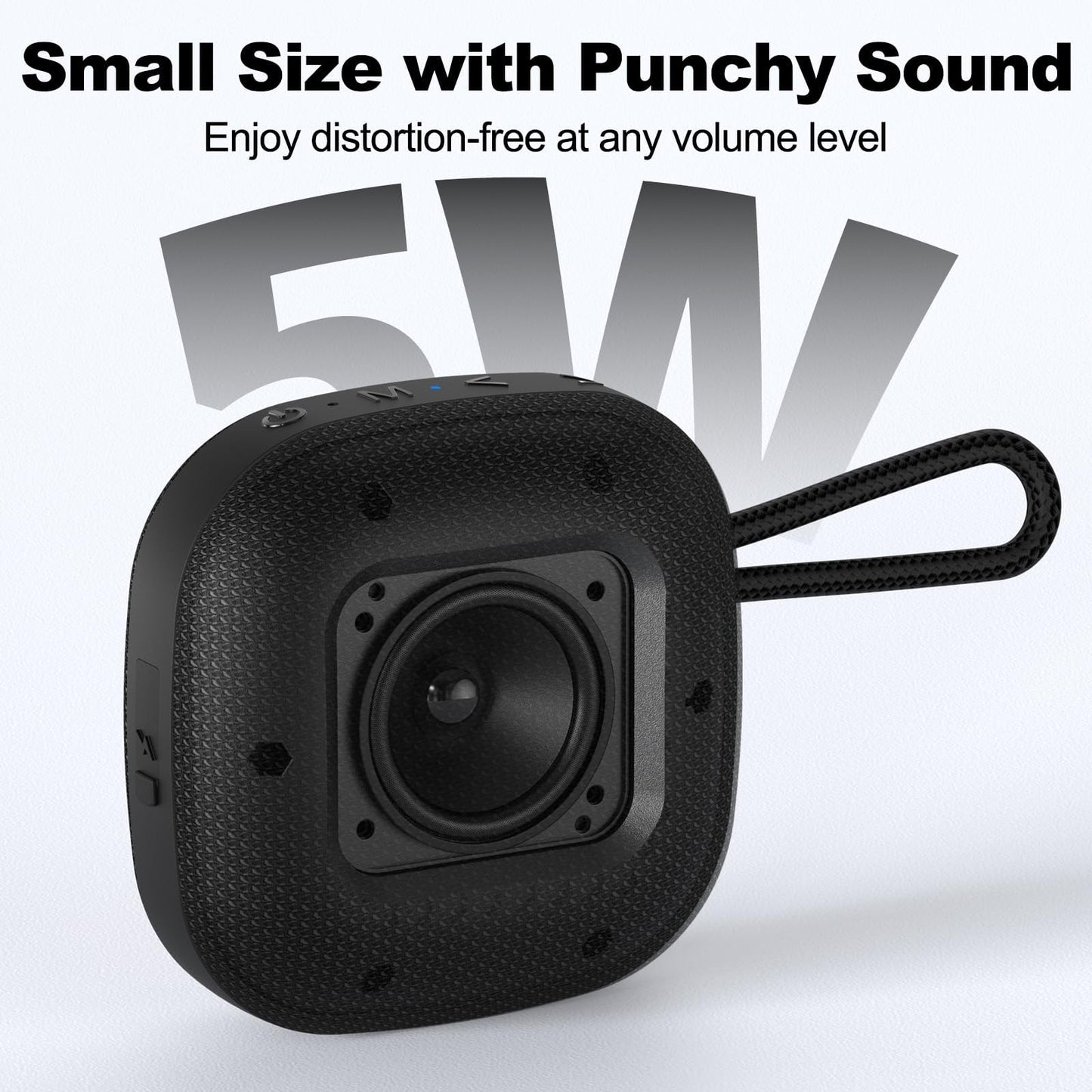 Portable Bluetooth Shower Speaker with 16H Playtime