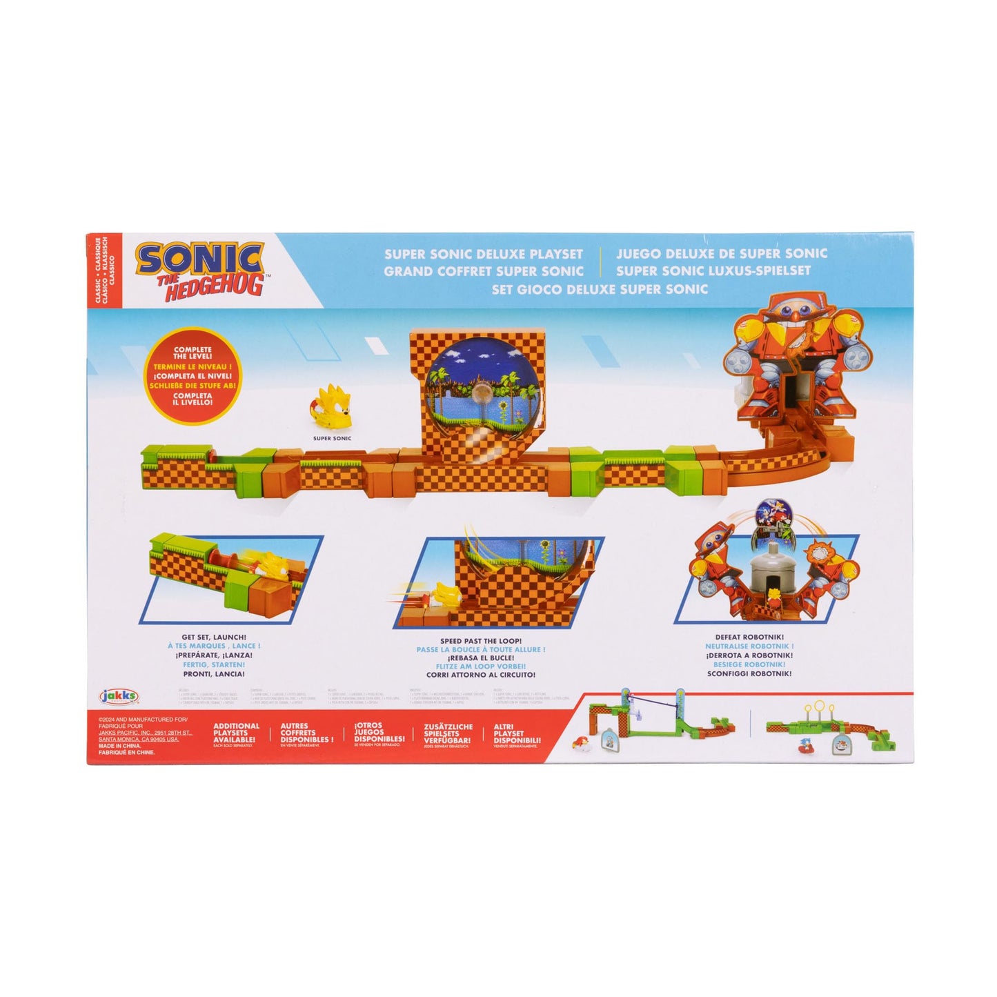 Sonic Go Go Racers Deluxe Playset with Figure