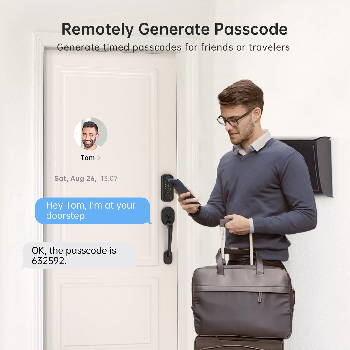 Smart WiFi Fingerprint Deadbolt Lock by hornbill