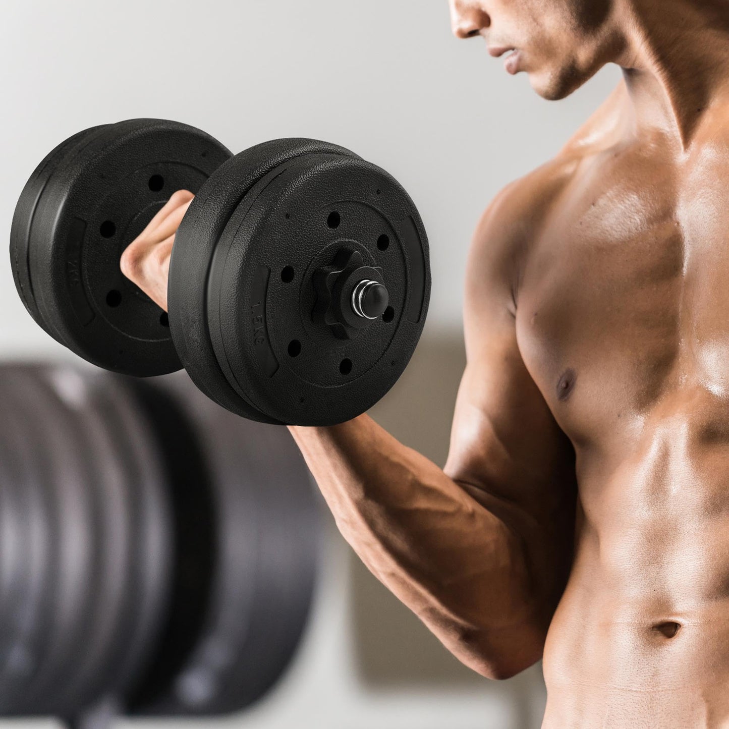 Yaheetech 33LB Dumbbell Weight Set for Strength Training