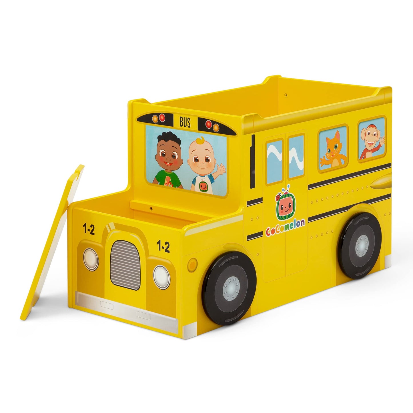 CoComelon School Bus Toy Box by Delta Children