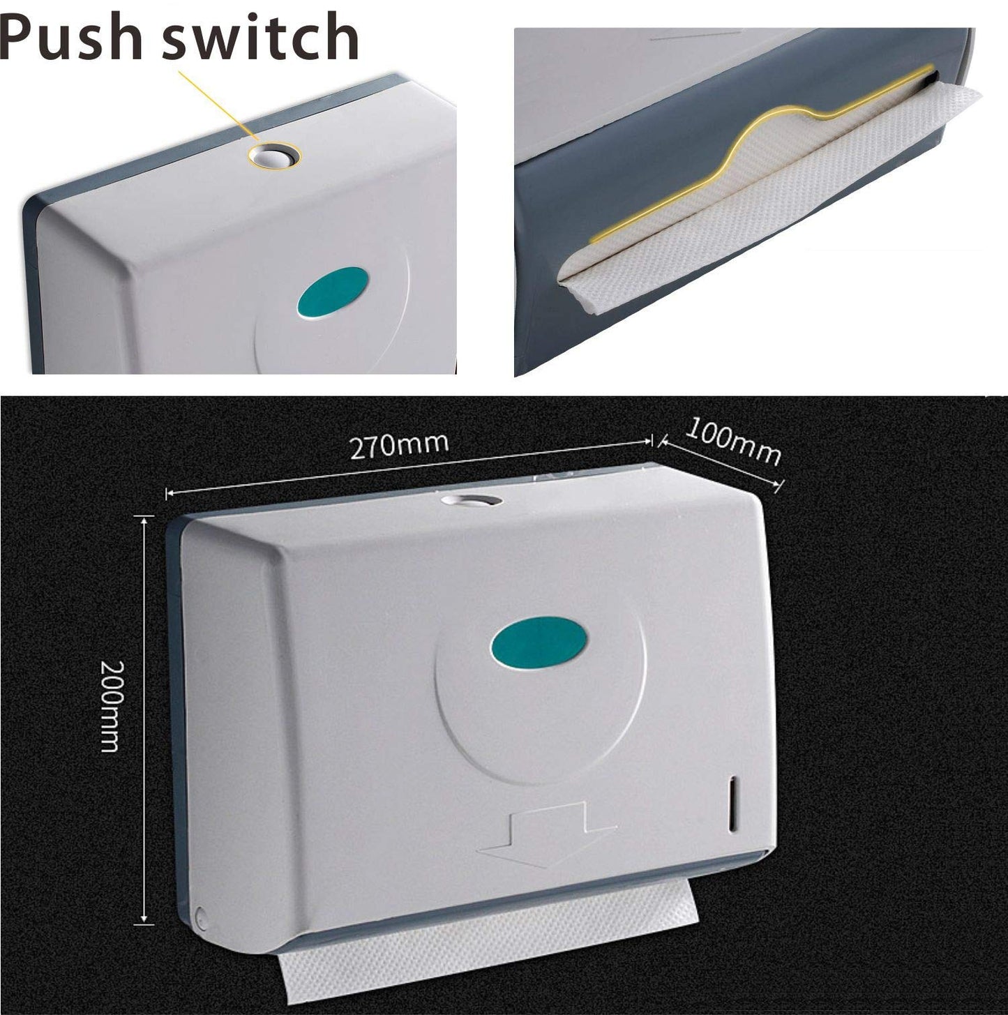 C Fold Paper Towel Dispenser for Home or Office