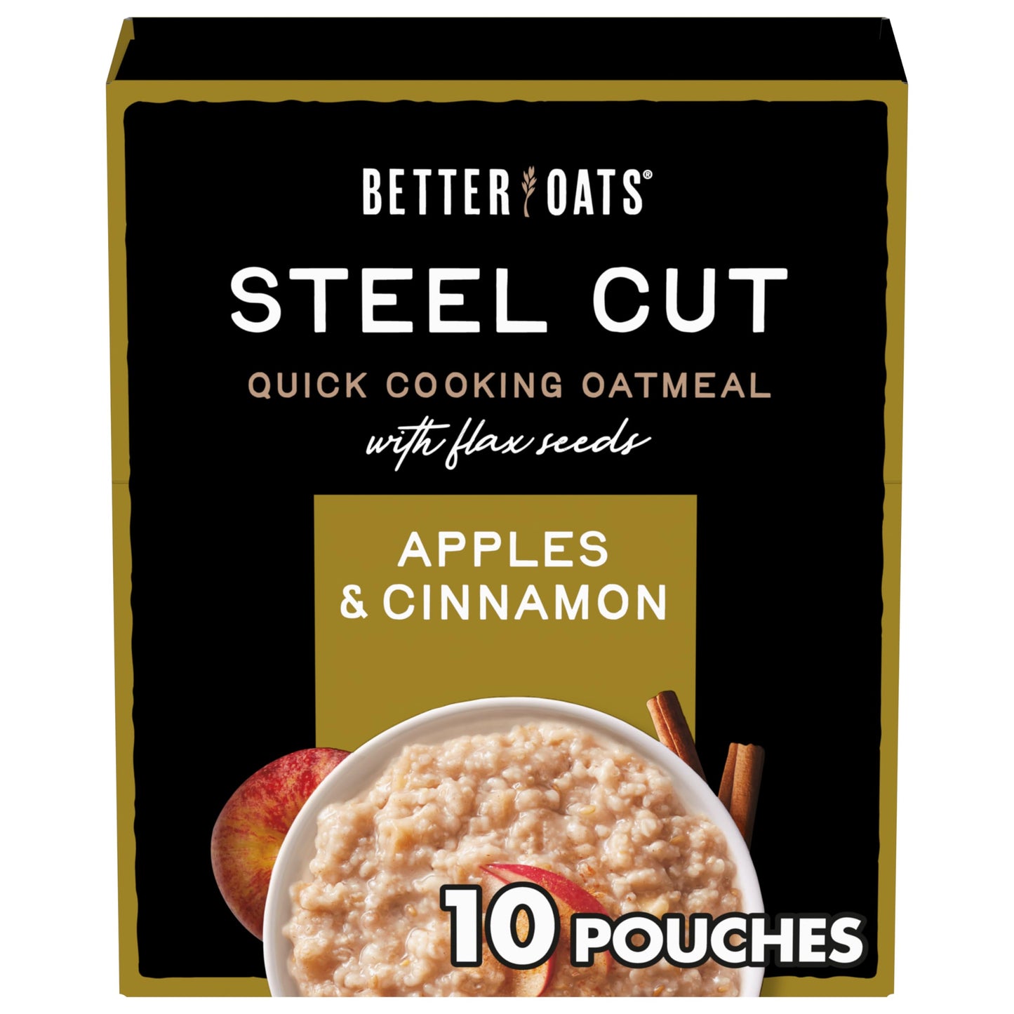 10 Pack Better Oats Apples Cinnamon Oatmeal