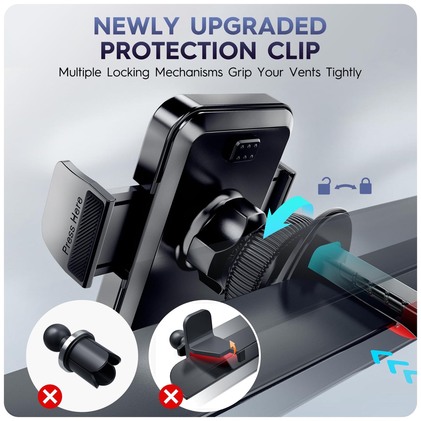 Car Phone Holder Mount for Thick Cases