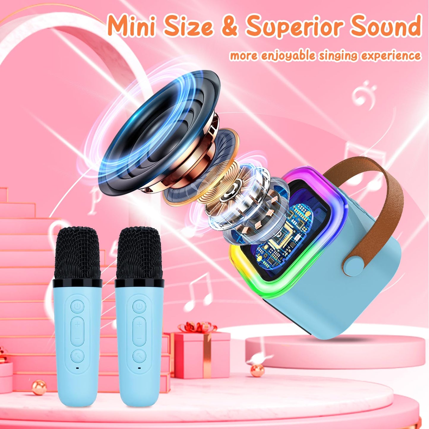 Kids Karaoke Machine for Fun Christmas Gifts