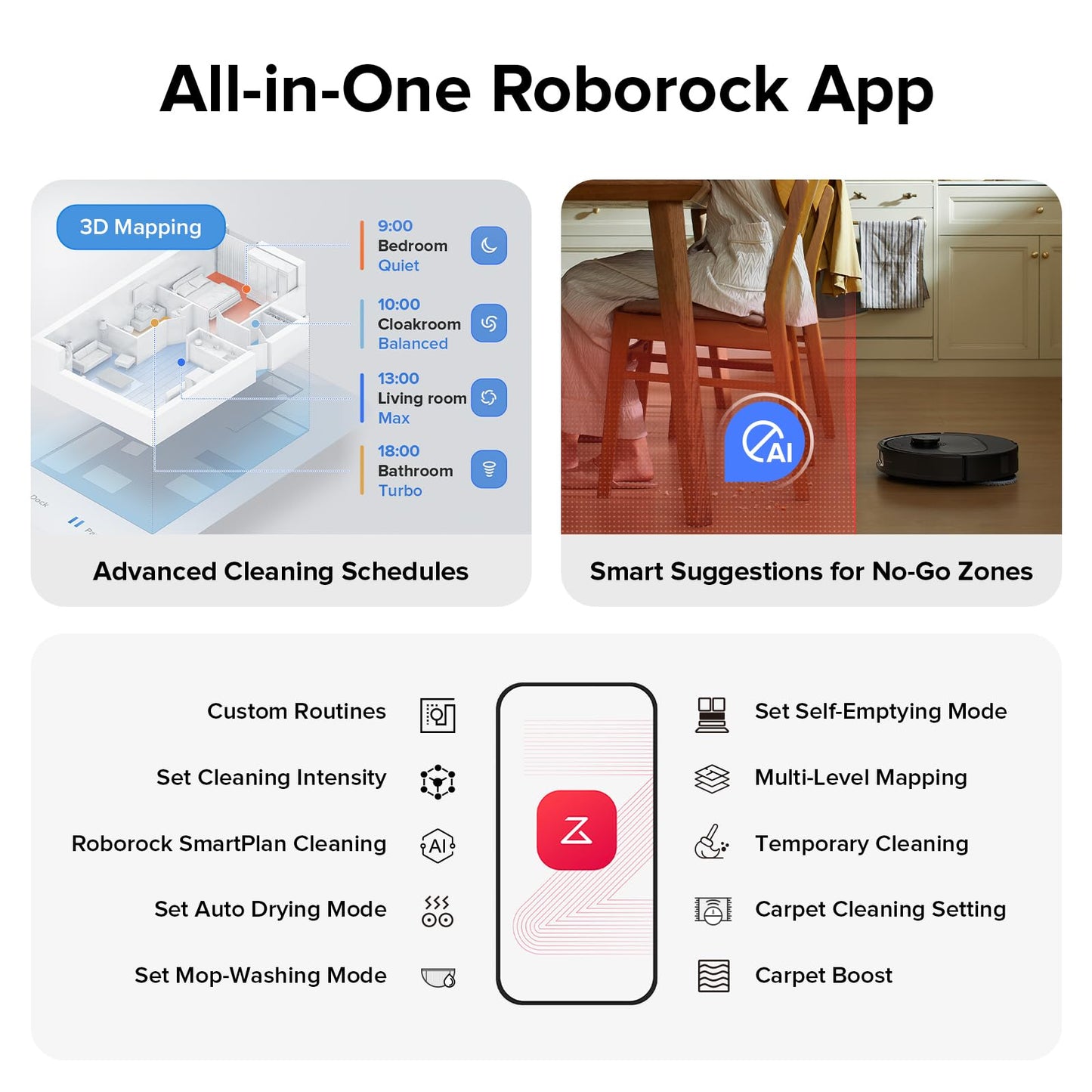 roborock Qrevo S Robot Vacuum and Mop