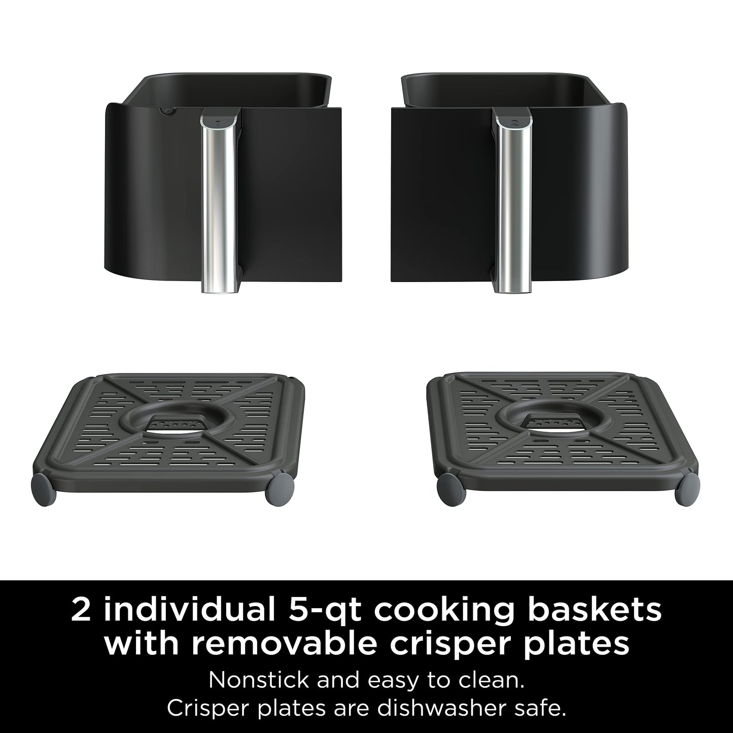 Ninja 6-in-1 Air Fryer with 5 QT Baskets