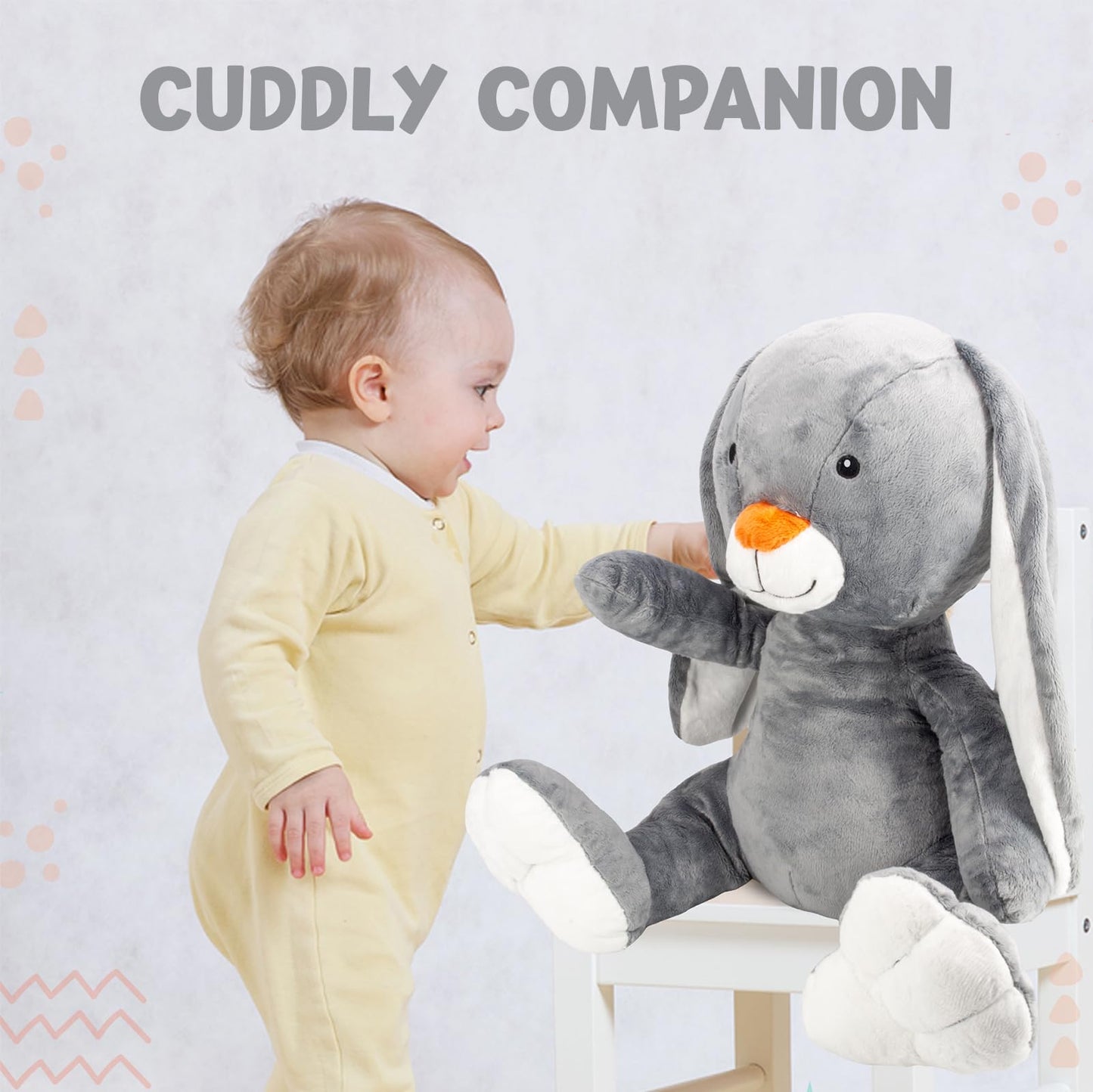 MARYSUN 20-Inch Large Plush Stuffed Bunny Toy