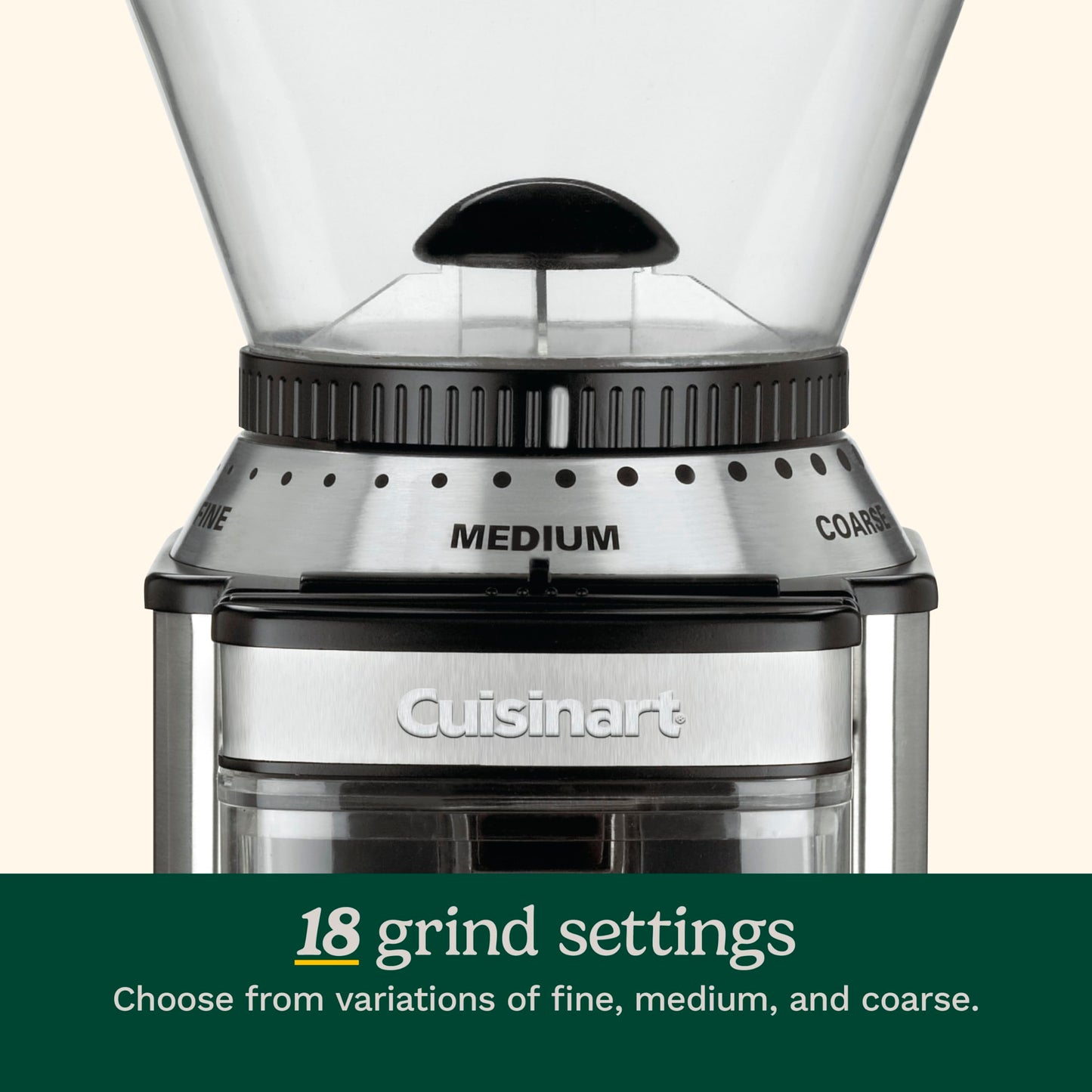 Cuisinart Electric Burr Coffee Grinder with Selector