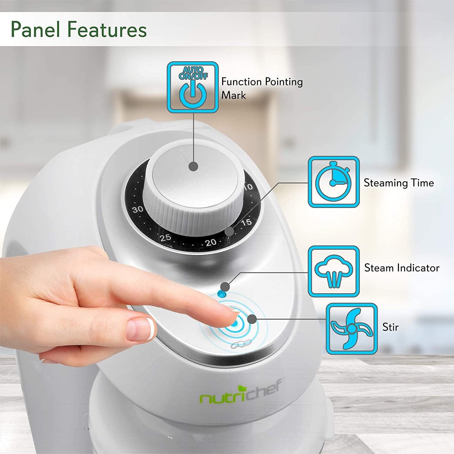 NutriChef Baby Food Maker & Steam Cooker