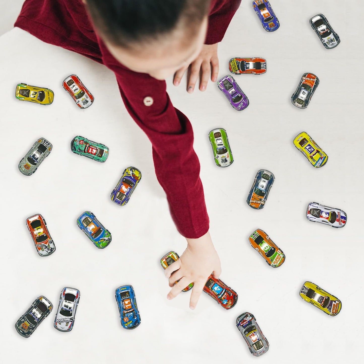 24 Pcs Mini Pull Back Cars Toy Set