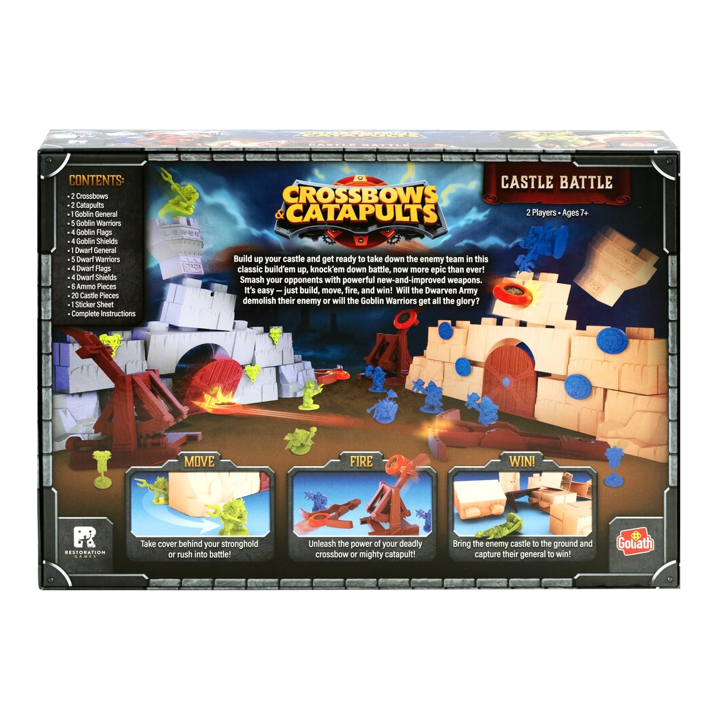 Goliath Castle Battle Game for 2 Players