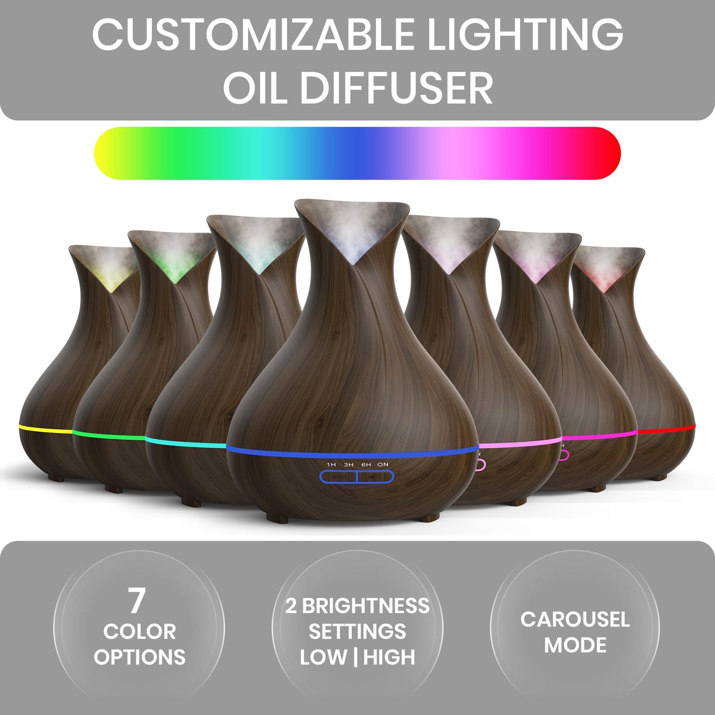 400ml Everlasting Comfort Essential Oil Diffuser