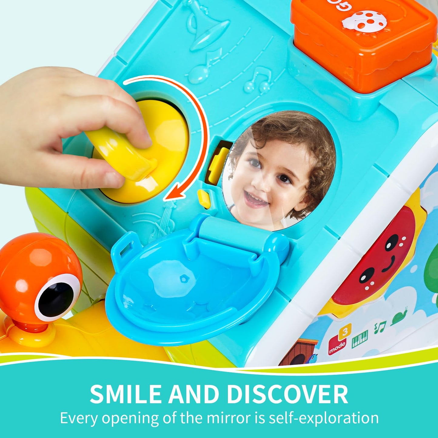 6-in-1 Activity Cube for Toddlers 1-3