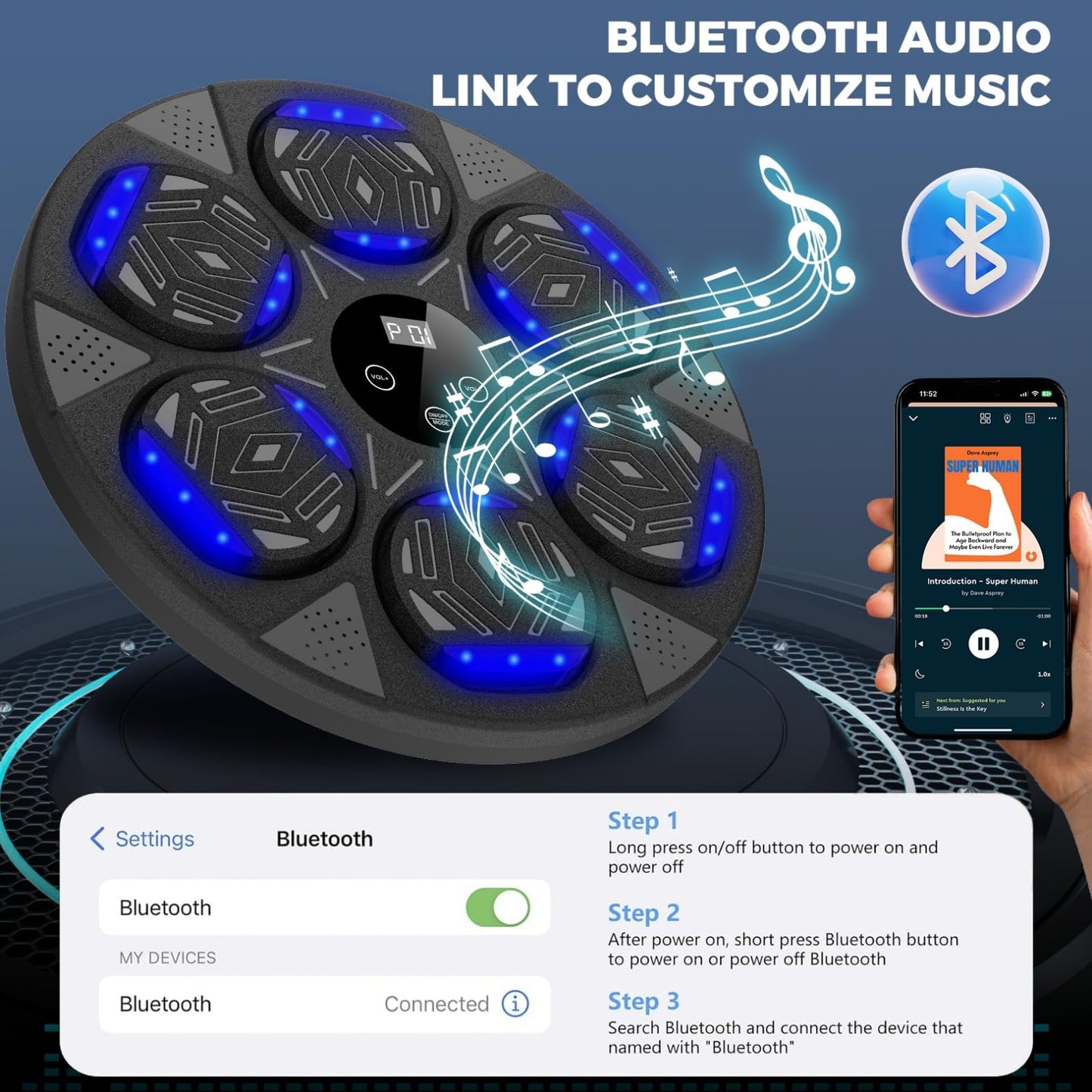 Bluetooth Boxing Training Machine for Home Workout