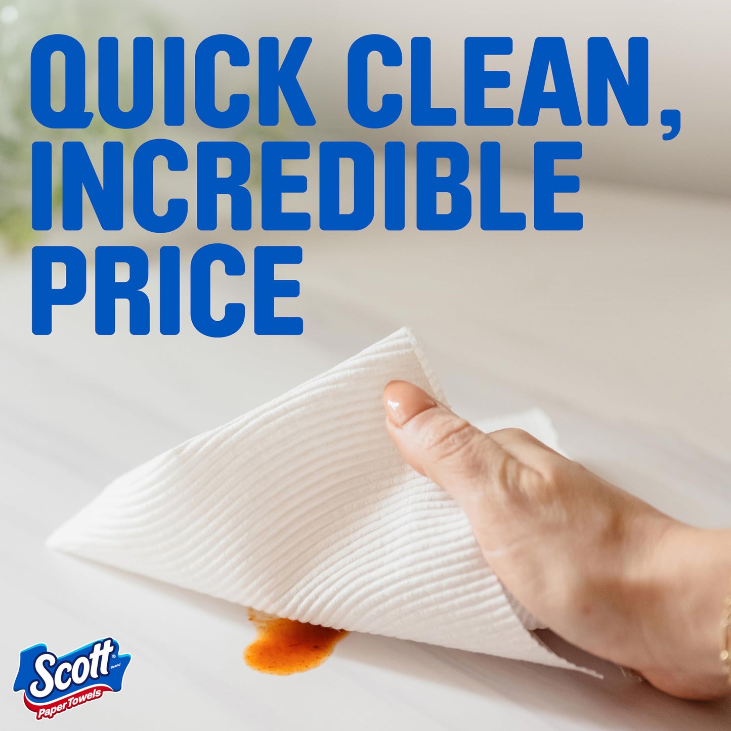 Scott Paper Towels, Choose-A-Sheet, 6 Double Rolls