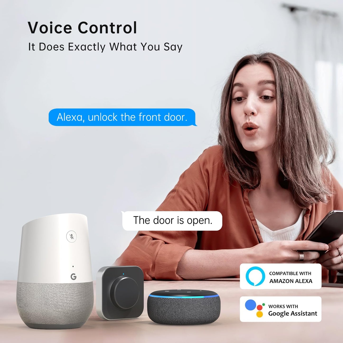 SMONET Smart Keyless Entry Door Lock with Bluetooth
