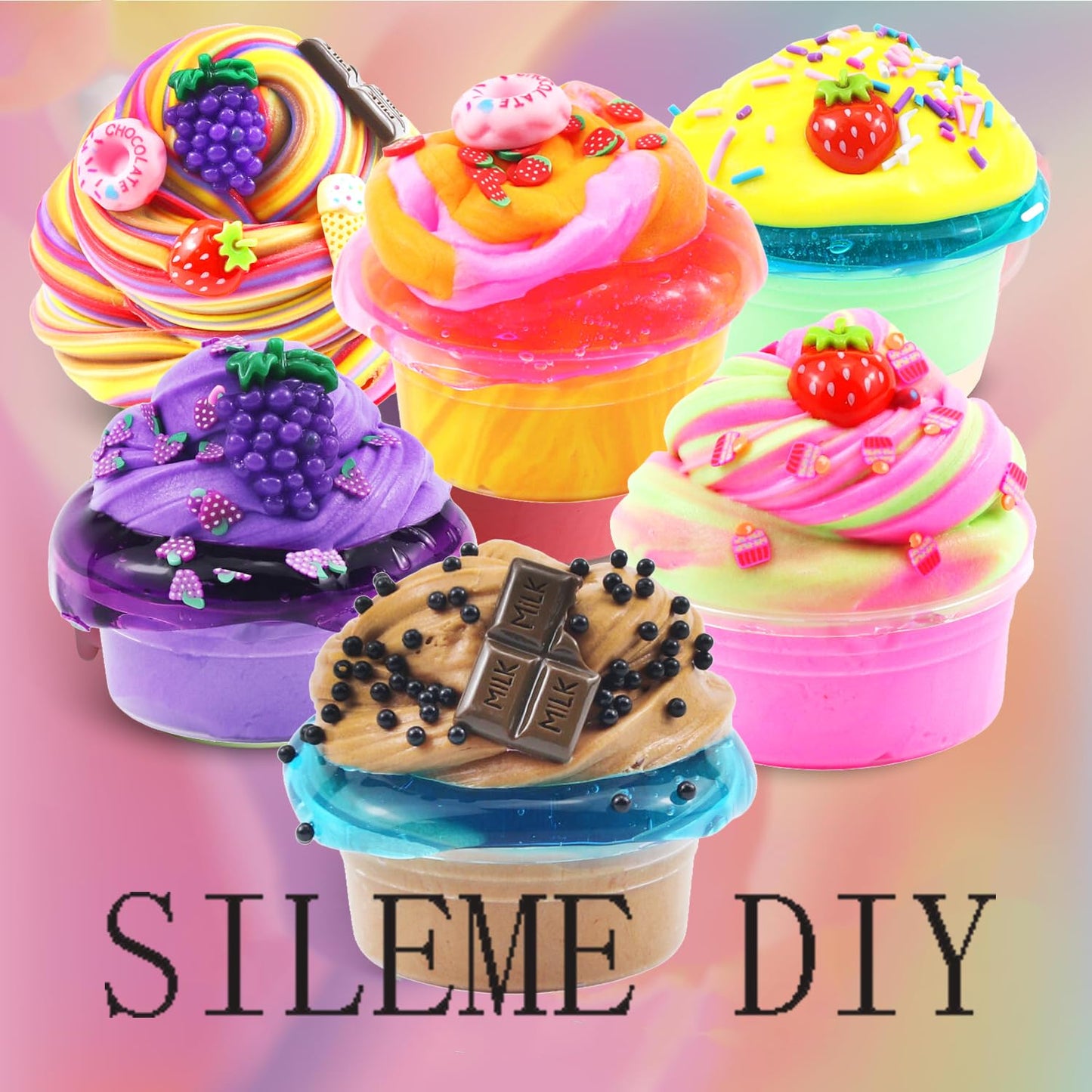 Slime Bucket Kit with 35 Add-Ins for Kids