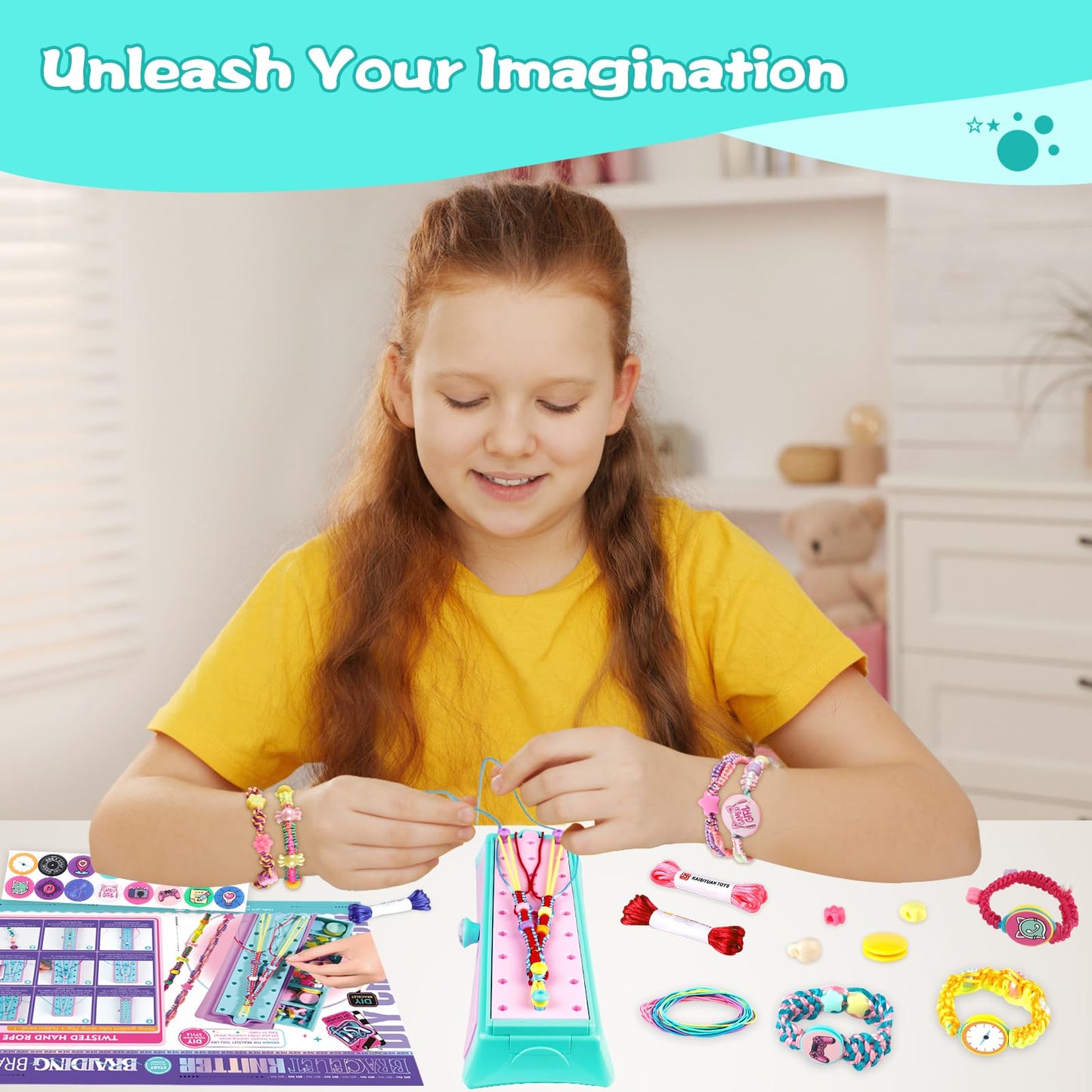DIY Friendship Bracelet Making Kit for Kids