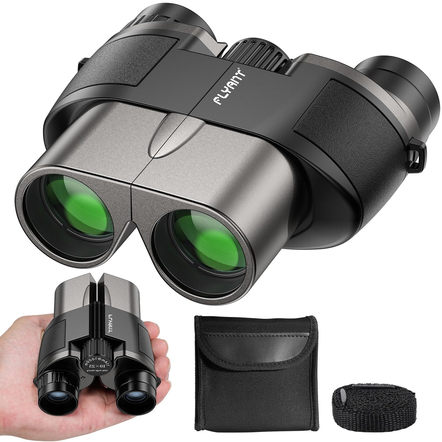 12X25 Compact Binoculars for Bird Watching & Travel