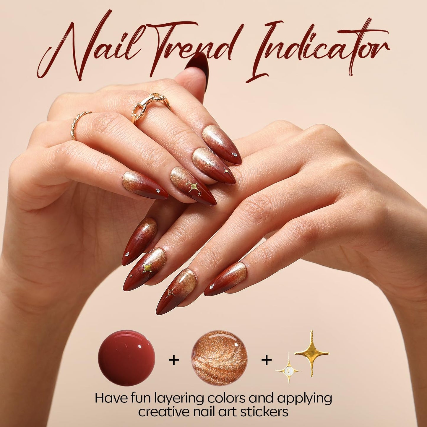 Gel Nail Polish Kit with UV Light & Accessories
