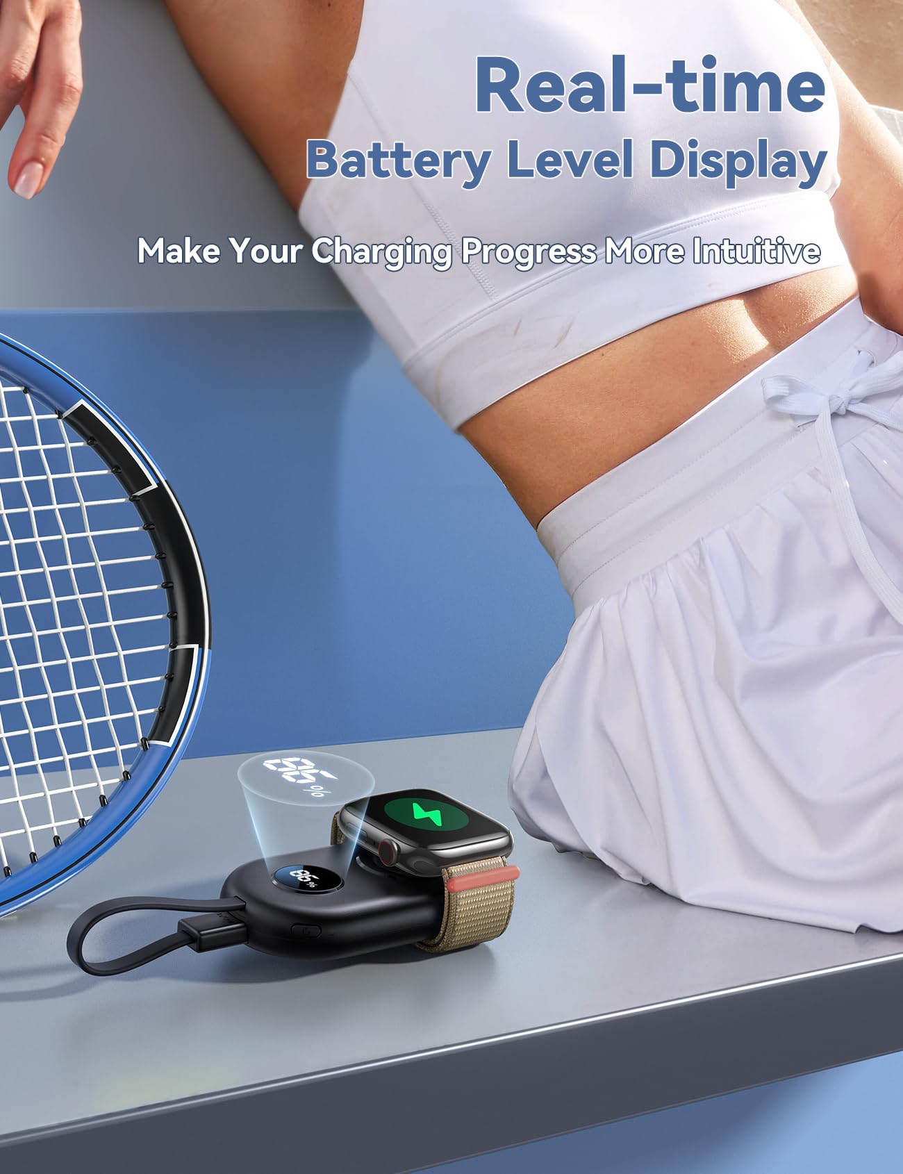 JOYROOM Portable Charger for Apple Watch 2500mAh