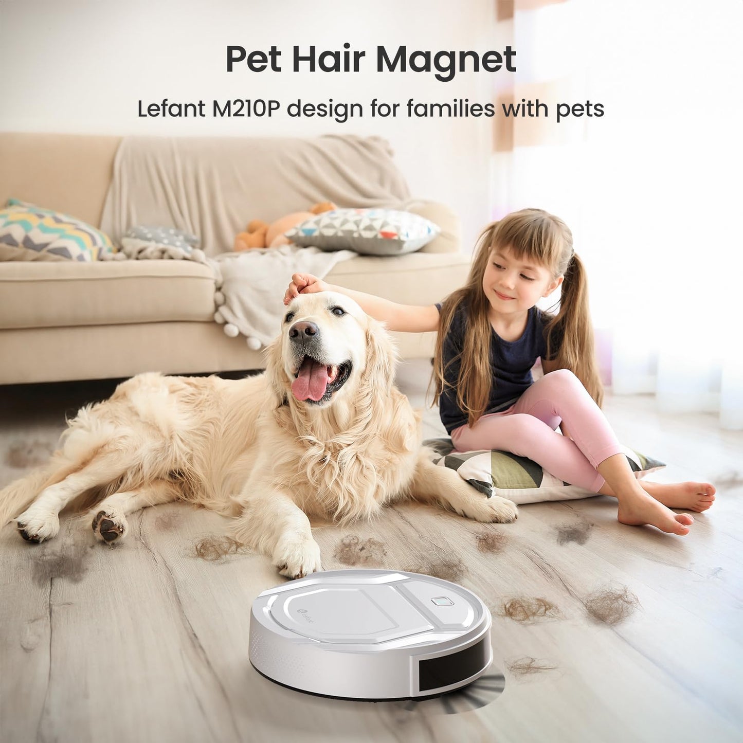 Lefant M210 Pro Robot Vacuum with Wi-Fi Control